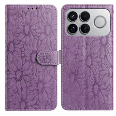 Funda de teléfono de cuero con relieve de ma...