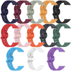 xDfind Solid Color Colorful Buckle Silicone ...