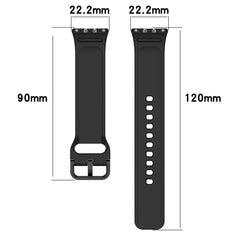 xDfind Solid Color Colorful Buckle Silicone ...