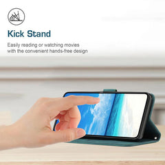 Funda para teléfono de piel con relieve de c...
