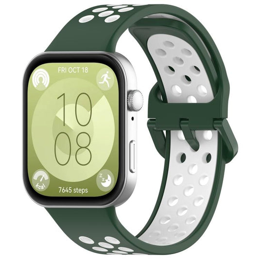 xDfind Two Color Silicone Sports Watch Band ...