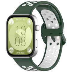 xDfind Two Color Silicone Sports Watch Band ...
