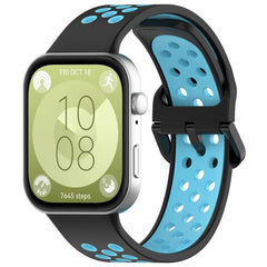 xDfind Two Color Silicone Sports Watch Band ...