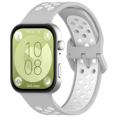 xDfind Two Color Silicone Sports Watch Band ...