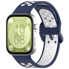 xDfind Two Color Silicone Sports Watch Band ...