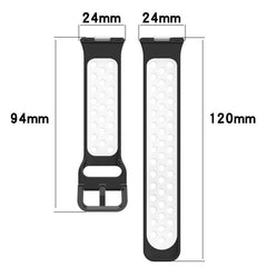 xDfind Two Color Silicone Sports Watch Band ...