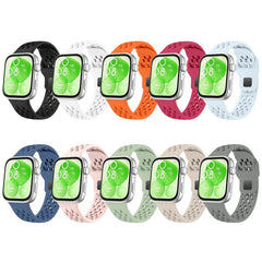 xDfind Mesh Reverse Buckle Silicone Watch Ba...