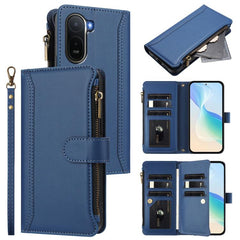 Estuche de piel con cierre magnético, 9 ranu...