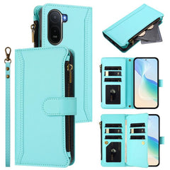 Estuche de piel con cierre magnético, 9 ranu...