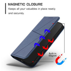 Funda magnética resistente de cuero mate con...
