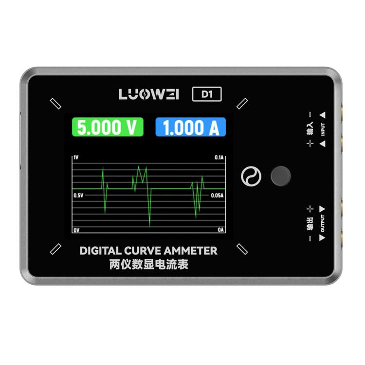 Amperímetro digital curvo Luowei LW-D1