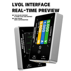 Amperímetro digital curvo Luowei LW-D1