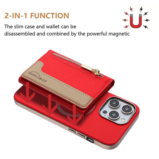 Funda para teléfono RFID MagSafe con cierre ...