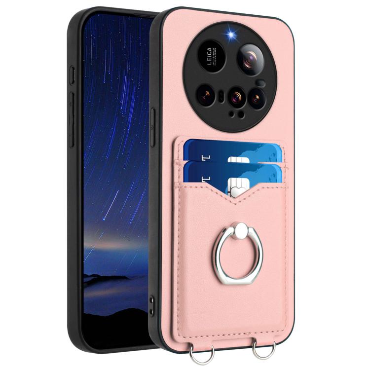 Funda para teléfono con tarjetero y anillo R...