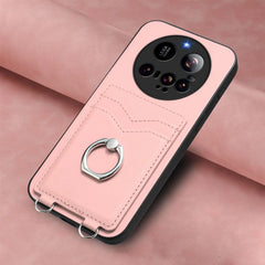 Funda para teléfono con tarjetero y anillo R...