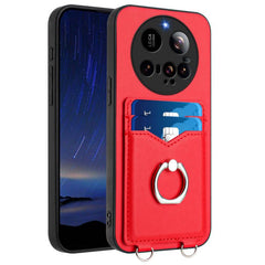 Funda para teléfono con tarjetero y anillo R...