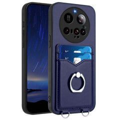 Funda para teléfono con tarjetero y anillo R...