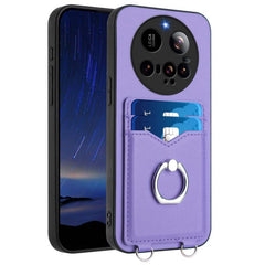 Funda para teléfono con tarjetero y anillo R...