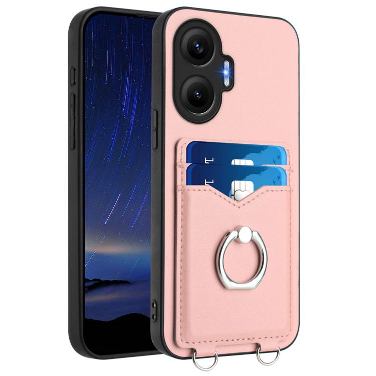 Funda para teléfono con tarjetero y anillo R...