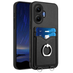 Funda para teléfono con tarjetero y anillo R...