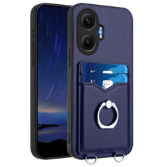 Funda para teléfono con tarjetero y anillo R...