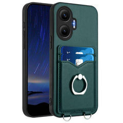 Funda para teléfono con tarjetero y anillo R...