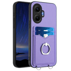 Funda para teléfono con tarjetero y anillo R...