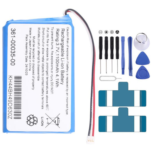 Reemplazo de batería de 1100 mAh para Garmin...