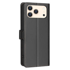 Funda de cuero antirrobo RFID con textura de...