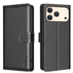 Funda de cuero antirrobo RFID con textura de...