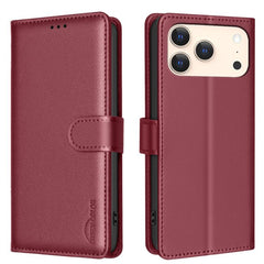 Funda de cuero antirrobo RFID con textura de...