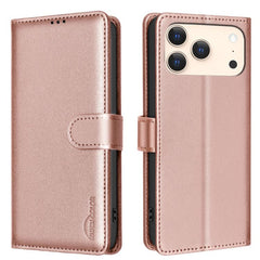 Funda de cuero antirrobo RFID con textura de...