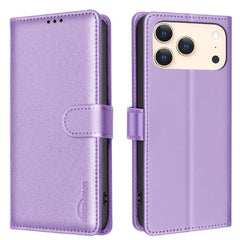Funda de cuero antirrobo RFID con textura de...