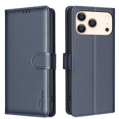 Funda de cuero antirrobo RFID con textura de...
