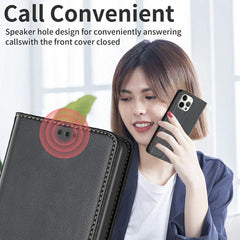 Funda magnética de cuero para teléfono      ...