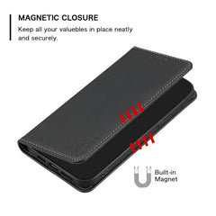 Funda magnética de cuero para teléfono      ...