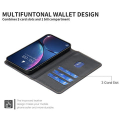 Funda magnética de cuero para teléfono      ...