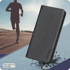 Funda magnética de cuero para teléfono      ...