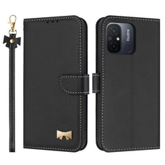 Funda de cuero con lazo metálico para teléfo...