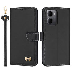 Funda de cuero con lazo metálico para teléfo...