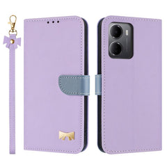 Funda de cuero con lazo metálico para teléfo...
