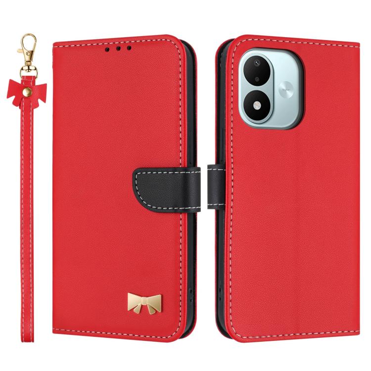 Funda de cuero con lazo metálico para teléfo...