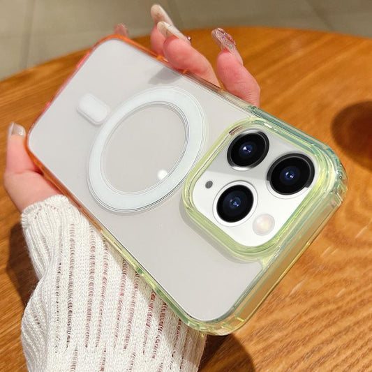 Funda transparente MagSafe para teléfono con...