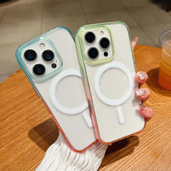 Funda transparente MagSafe para teléfono con...