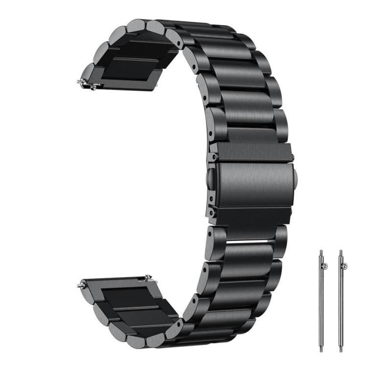 Correa de reloj de acero inoxidable con tres...
