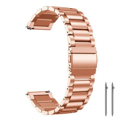 Correa de reloj de acero inoxidable con tres...