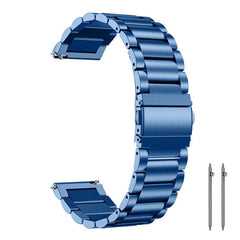 Correa de reloj de acero inoxidable con tres...