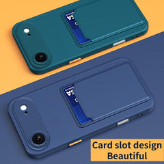 Funda para teléfono de TPU con botón de colo...