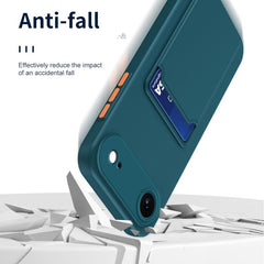Funda para teléfono de TPU con botón de colo...