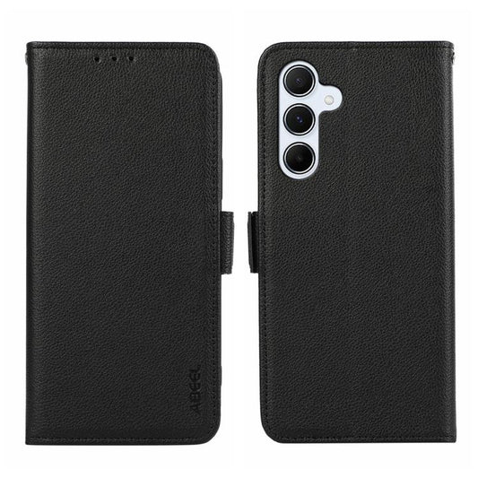 Funda para teléfono RFID de cuero con estamp...